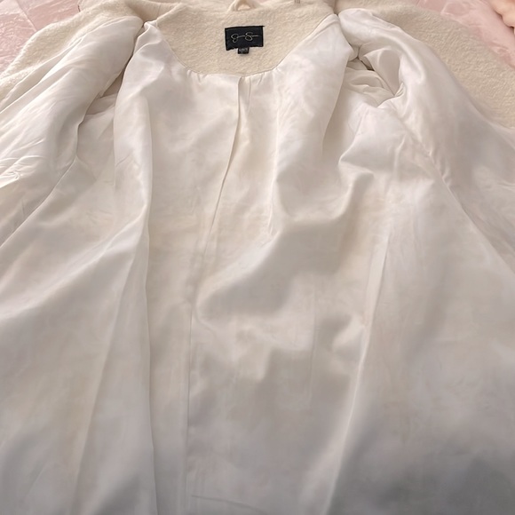 Jessica Simpson Coat Size XL Ivory/Winter White Very Good Condition!! - Picture 8 of 14